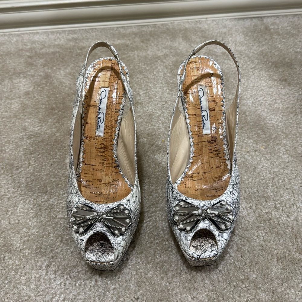 Oscar de la Renta heels